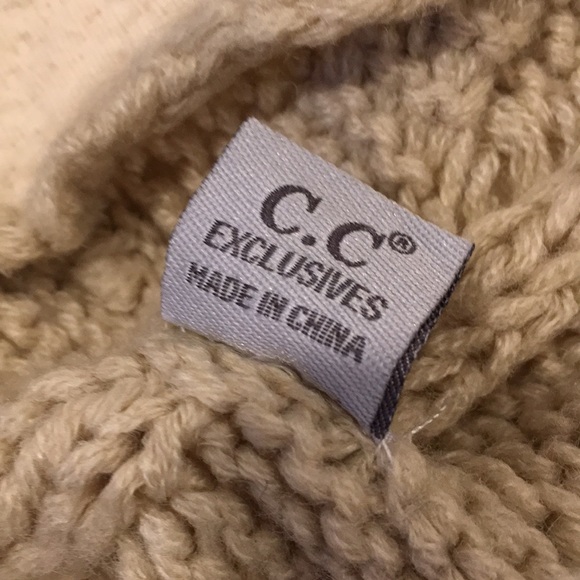 C.C Beanies infinity câble scarf tan,Icing beanie - Picture 8 of 8